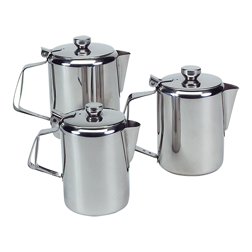 Cafetière inox 18/8 bec court - 2 L